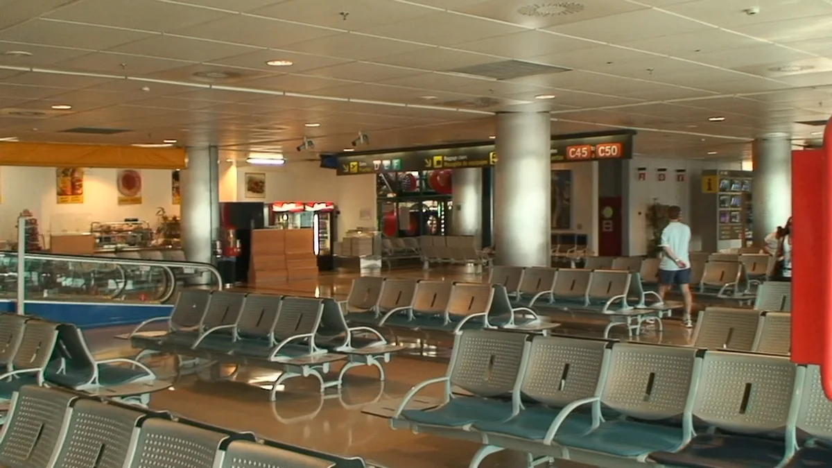 Zona de embarque del aeropuerto de Madrid-Barajas