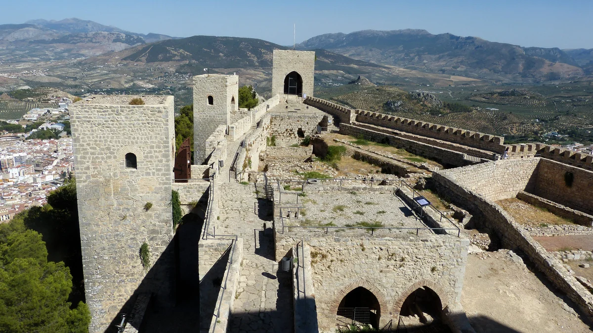 Torre del Homenaje del Castillo de Santa Catalina de Jaén, en una fotografía de archivo de 2019