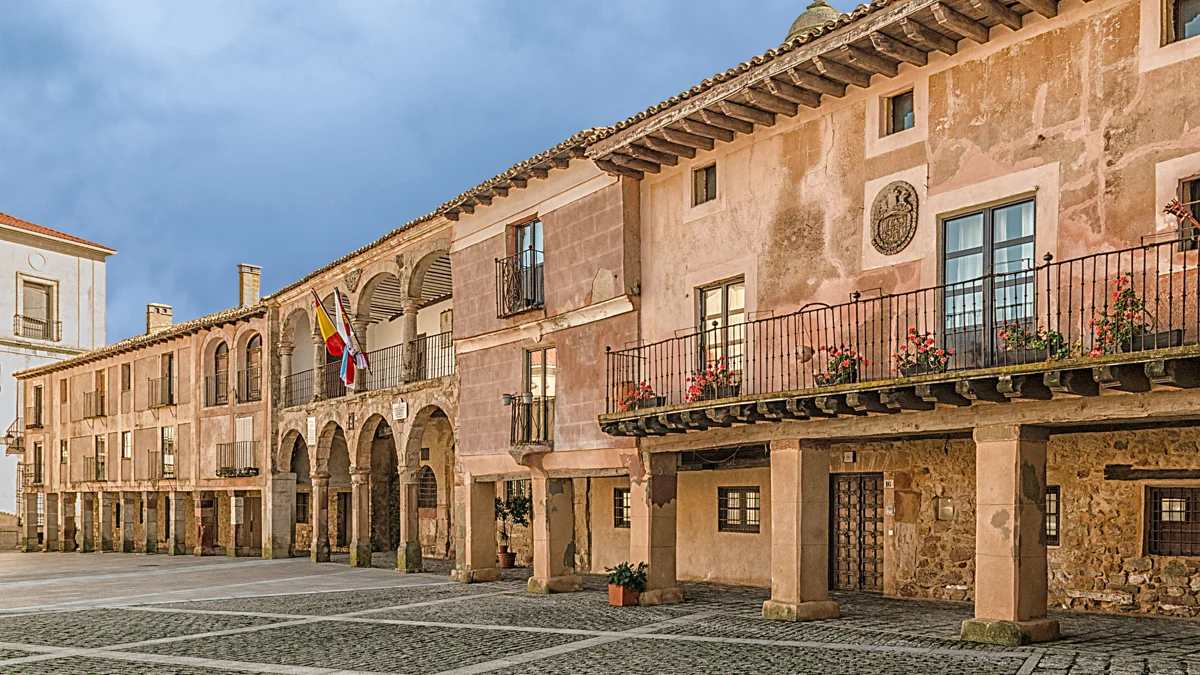 Plaza Mayor de Medinaceli, uno de los municipios del ciclo de Cine y Mujeres Rurales en Soria