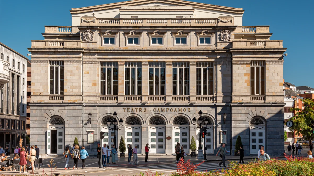 Fachada del Teatro Campoamor de Oviedo, sede de los Premios Princesa de Asturias, en una imagen de archivo de 2023